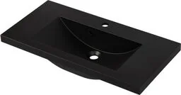 Umywalka dolomitowa Clever-800 czarna matowa - Umywalki - miniaturka - grafika 1