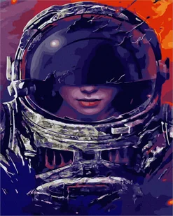 Malowanie po numerach - W skafandrze 40x50cm - Twoje Hobby - Malowanie po numerach - miniaturka - grafika 2