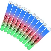 Oświetlenie i efekty wizualne - Pałka piankowa MUSICMATE RGB LED MM-A95 RainowWands (10 szt.) - miniaturka - grafika 1