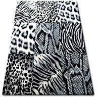 Dywany - Dywan BCF FLASH 33307/177 czarny 120x170 cm - miniaturka - grafika 1