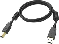 Kable USB - Kabel USB Vision USB-A - USB-B 2 m Czarny TC 2MUSB/BL - miniaturka - grafika 1