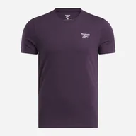 Koszulki męskie - Koszulka męska bawełniana Reebok Identity Small Logo Tee 100206078 S Śliwkowa (1200143880005) - miniaturka - grafika 1