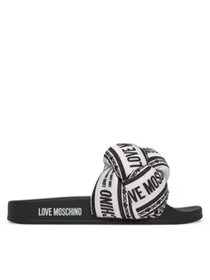 LOVE MOSCHINO Klapki JA28312G0MIW310A Biały - Klapki i japonki damskie - miniaturka - grafika 1