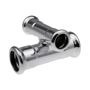 Czwórnik 90 stopni Przelotowy KAN-therm Steel - 22 x 18 x 22 x 18 - Akcesoria hydrauliczne - miniaturka - grafika 1
