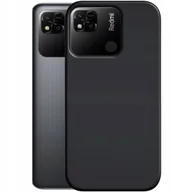 Etui i futerały do telefonów - Etui Do Xiaomi Redmi 10A Gumowe Obudowa Czarne Matowe Silikon Pokrowiec - miniaturka - grafika 1