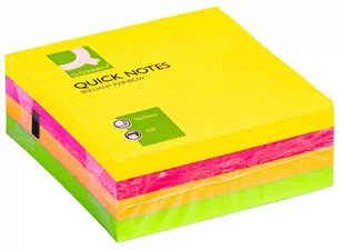 Q-Connect Karteczki samop. 76x76 320K NEON KF01348 - Etykiety samoprzylepne i bloki etykiet - miniaturka - grafika 3
