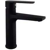 Baterie umywalkowe - Liveno Bateria umywalkowa Kappa czarna - miniaturka - grafika 1