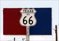 Plakaty - A representation of the sign for the Texas portion of the old U.S., Carol Highsmith - plakat 84,1x59,4 cm - miniaturka - grafika 1