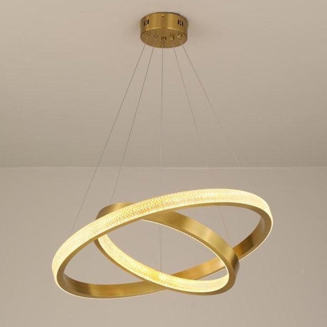 Lampa wisząca Copel Sypialniana lampa wisząca CGZING60A nad łóżko LED 50W złota