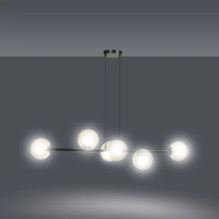 Emibig ROSSI 6 BL MIODOWY 876/6 lampa wisząca 6x40W/E14 IP20 876/6 - Lampy sufitowe - miniaturka - grafika 6