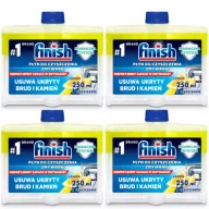 Środki do zmywarek - Finish Płyn do czyszczenia zmywarki czyścik Lemon zestaw 4 x 250 ml - miniaturka - grafika 1