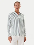 Koszule damskie - Tatuum Koszula Enmo 1 T2502.081 Zielony Regular Fit - miniaturka - grafika 1