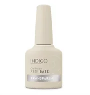 Lakiery hybrydowe - Lakier hybrydowy Indigo transparent Pedicure Base 7ml baza - miniaturka - grafika 1