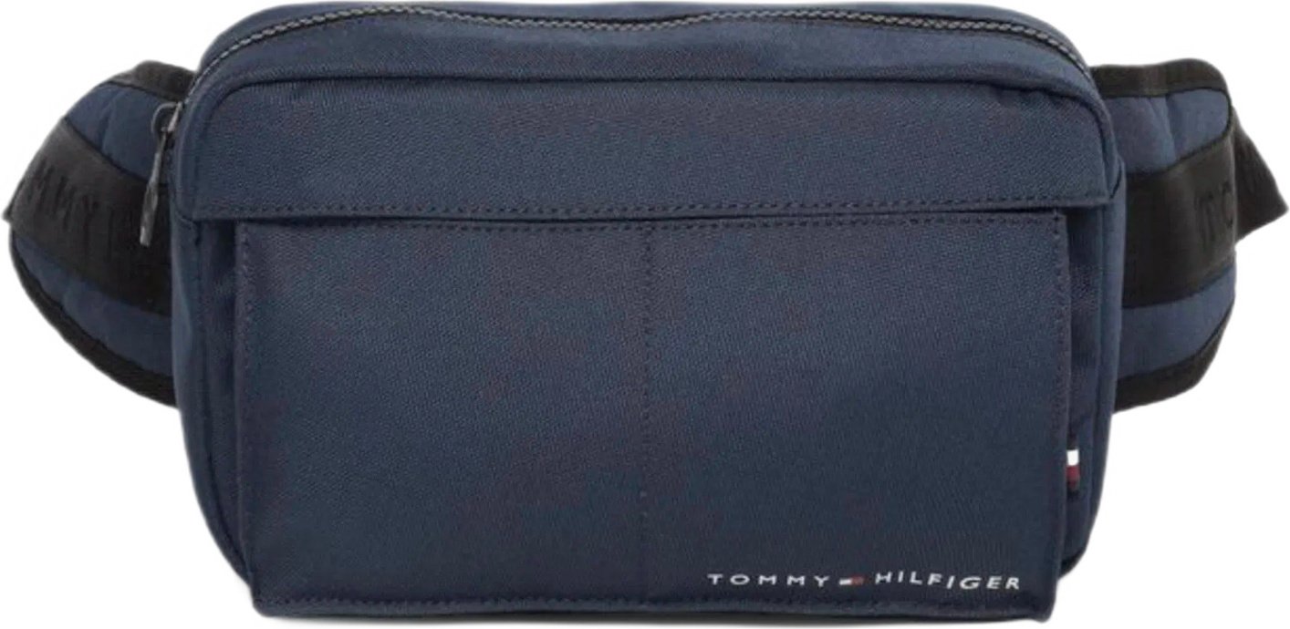 Nerka męska Tommy Hilfiger Repeat Logo Strap saszetka na ramię granatowa