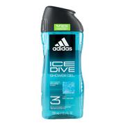 Żele pod prysznic dla mężczyzn - Żel pod prysznic Adidas Ice Dive 3 w 1 dla mężczyzn 250 ml (3616304240461) - miniaturka - grafika 1