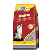 Żwirek dla kotów - FIT+FUN Bioclean 10 kg - miniaturka - grafika 1