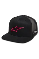Czapki damskie - Czapka z Daszkiem Alpinestars 3D Ageless Trucker Czarny/CzerwonyRegulowany - miniaturka - grafika 1