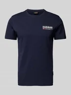 Koszulki męskie - T-shirt z nadrukiem z logo model ‘KASBA’ - miniaturka - grafika 1