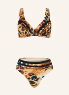 Moda i Uroda OUTLET - Charmline Bikini Z Fiszbinami Desert Sunset braun - miniaturka - grafika 1