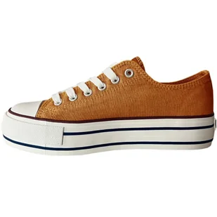 Buty damskie Lee Cooper LCW-24-31-2216LA 38 trampki pomarańczowe - Trampki damskie - miniaturka - grafika 3