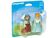 Klocki - Playmobil  6843 Duo Pack Księżniczka i służebna 6843 - miniaturka - grafika 1