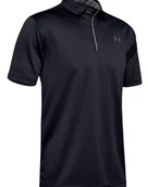Koszulki męskie - Koszulka męska czarna polo UNDER ARMOUR Tech - miniaturka - grafika 1