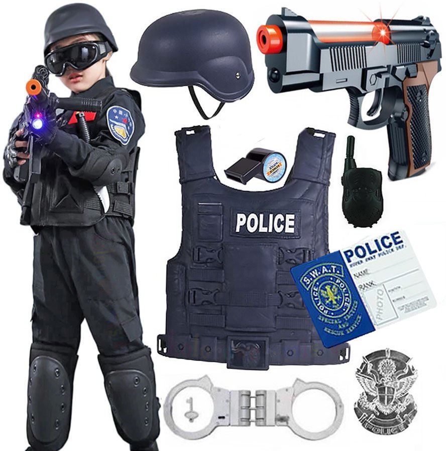 ZESTAW POLICJANTA PISTOLETY + KASK + KAMIZELKA policja kulki kulki karabin