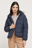 Kurtki damskie - Superdry kurtka damska kolor granatowy zimowa - miniaturka - grafika 1
