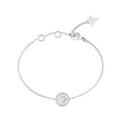 Bransoletki - Bransoletka Damska Guess JUBB05555JWRHS Srebrzysty - miniaturka - grafika 1
