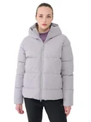 Kurtki damskie - Damska kurtka narciarska 4F z membraną TJAF573 szary 27S S - miniaturka - grafika 1