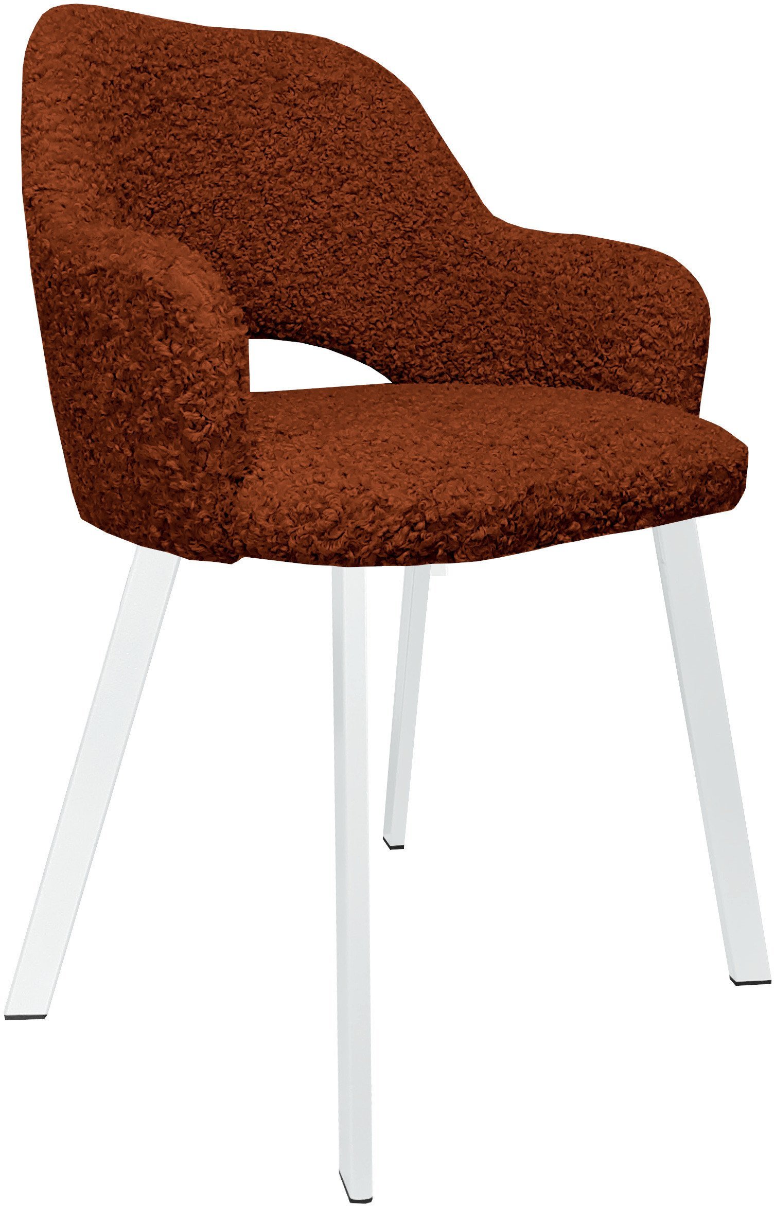 Krzesło Milano noga Profil biała Rolf10