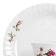 Talerze - Talerz płytki 24 cm Iwona Chodzieska Róża B026 - miniaturka - grafika 1