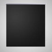 Rolety - vidaXL Roleta przeciwsłoneczna 140 x 230 cm czarna - miniaturka - grafika 1