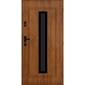 Drzwi zewnętrzne - Pantor Drzwi zewnętrzne stalowe wejściowe Nantes złoty dąb 90 prawe - miniaturka - grafika 1