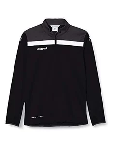 uhlsport uhlsport Offense 23 1/4 Zip Top męska odzież treningowa, czarny/antracyt/biały, 140 100221201 - Koszulki i topy damskie - miniaturka - grafika 1