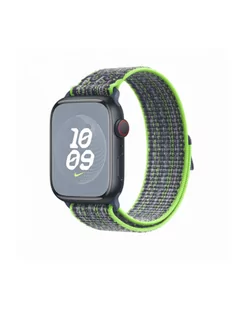 apple Opaska sportowa Nike w kolorze jasnozielonym/niebieskim do koperty 45 mm - Akcesoria do smartwatchy - miniaturka - grafika 1