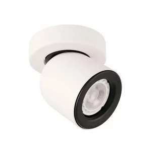 Italux Spot LAMPA sufitowa NUORA SPL-2855-1C-WH regulowana OPRAWA metalowy reflektorek biały czarny SPL-2855-1C-WH - Lampy sufitowe - miniaturka - grafika 1