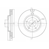 Szczęki hamulcowe - METELLI Tarcza hamulcowa 23-1269C - miniaturka - grafika 1