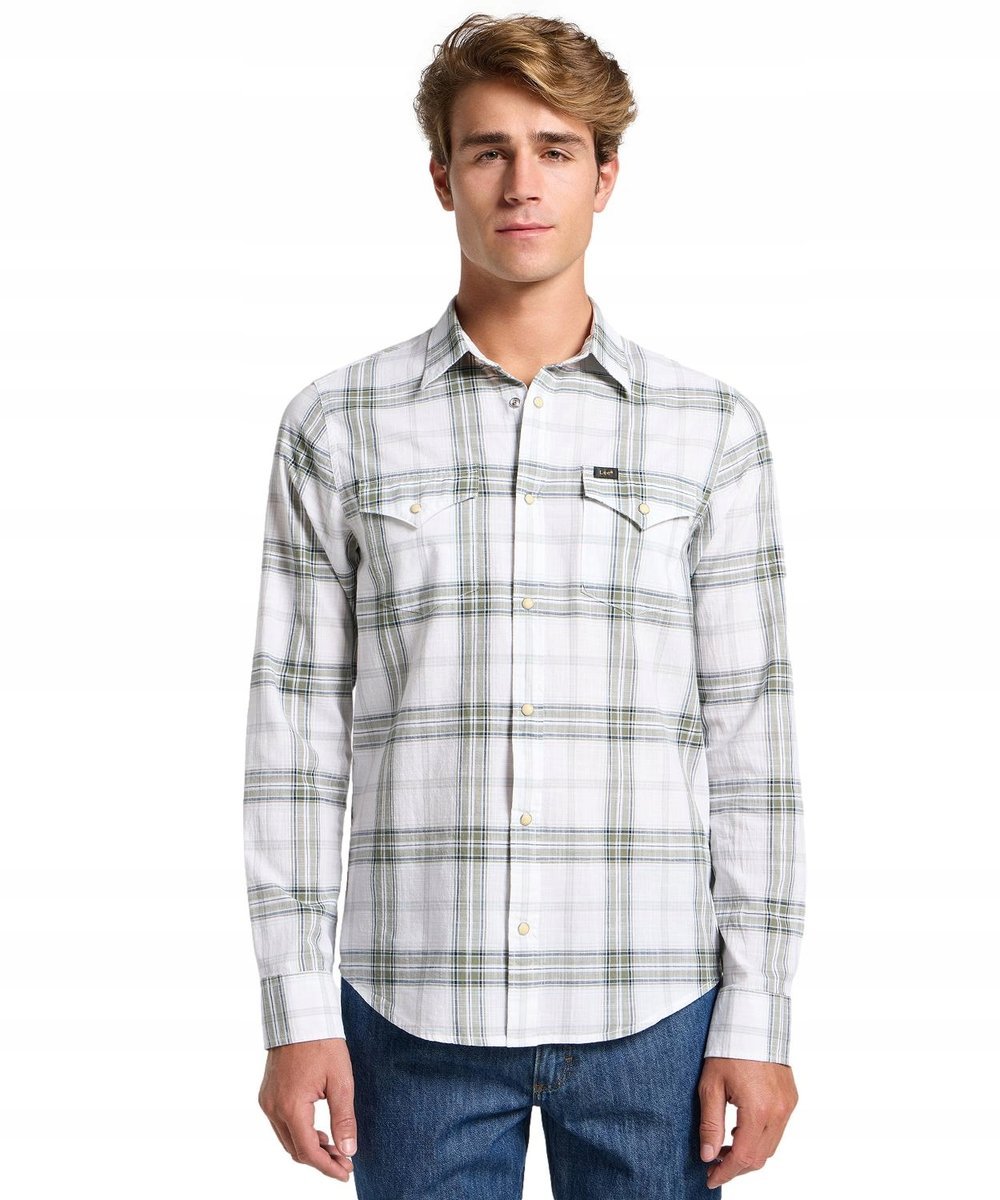 Koszula Lee CLEAN REGULAR WESTERN SHIRT 112363912 Mercantile Bright White L