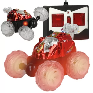 Samochód TWISTER STEROWANY PILOTEM Tańczy Obraca CZERWONY Z328C - Zabawki zdalnie sterowane - miniaturka - grafika 1