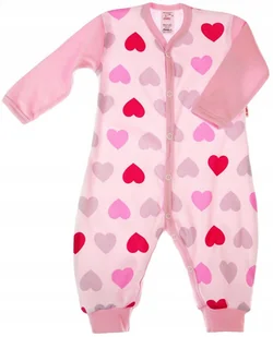 PAJAC długi rękaw rampers , Serca 62 KLEKLE - Pajacyki dla niemowląt - miniaturka - grafika 1