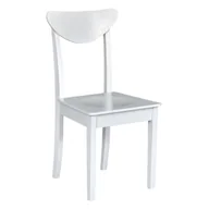 Krzesła - Krzesło drewniane HUGO 3 D Biały - miniaturka - grafika 1