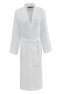 Szlafroki męskie - Unisex szlafrok waflowy PIQUE Biały S - miniaturka - grafika 1