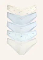 Majtki damskie - Skims Stringi Fits Everybody, 5 Szt. blau - miniaturka - grafika 1