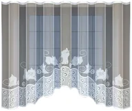 Firany - Firanka żakardowa 246950 biała z taśmą marszczącą 160x300 cm - miniaturka - grafika 1
