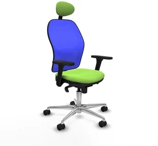 Fotel biurowy, krzesło biurowe Krzesło Biurowe Piqueras y Crespo 3D086N1 Pistacjowy - Fotele i krzesła biurowe - miniaturka - grafika 1