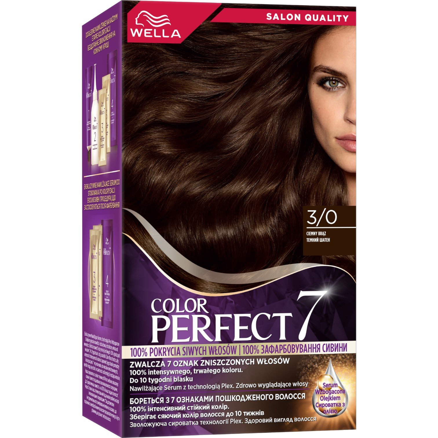 Wella Color Farba do włosów P 3/0 Ciemny brąz