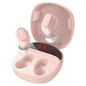 Słuchawki - Baseus Encok WM01 Plus Różowe (NGWM01P-04) - miniaturka - grafika 1