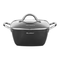 Garnki - Garnek aluminiowy Nelio kwadratow z pokrywką 20 cm 2,5 l - miniaturka - grafika 1