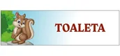 Pomoce naukowe - Tabliczka - Toaleta - miniaturka - grafika 1